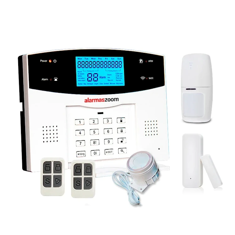 Alarma Hogar AZ023 GSM WiFi Sin Cuotas Castellano GSM Reacondicionada