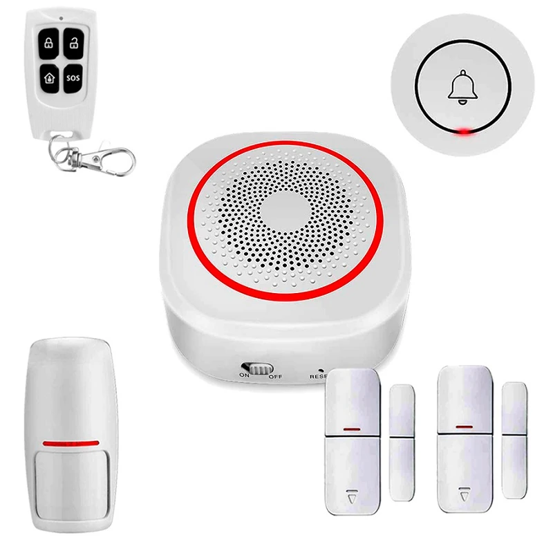Alarma WiFi sin cuotas H3 2 sensores de apertura 1 PIR