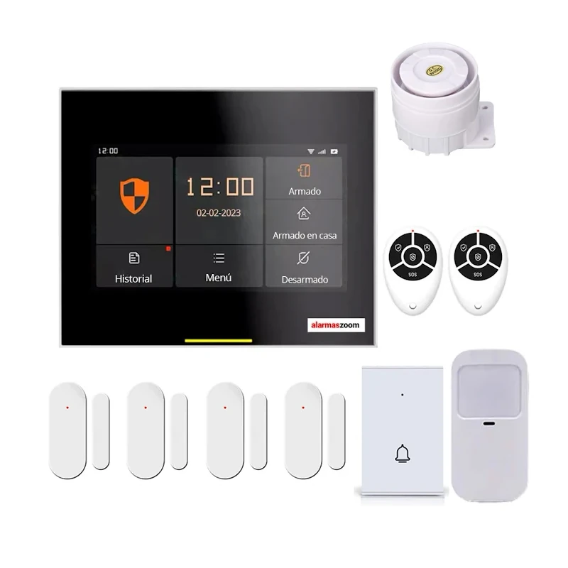 Alarma hogar WiFi y GSM H502 compatible Tuya Smart Life