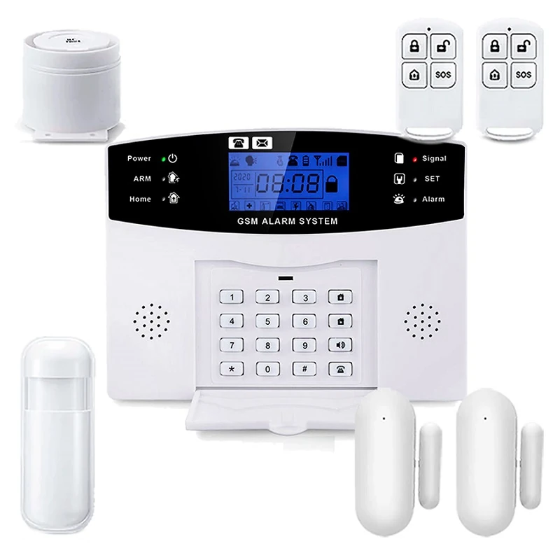 Alarma sin cuotas WiFi GSM 2 Sensores apertura 1 PIR movimiento PG500