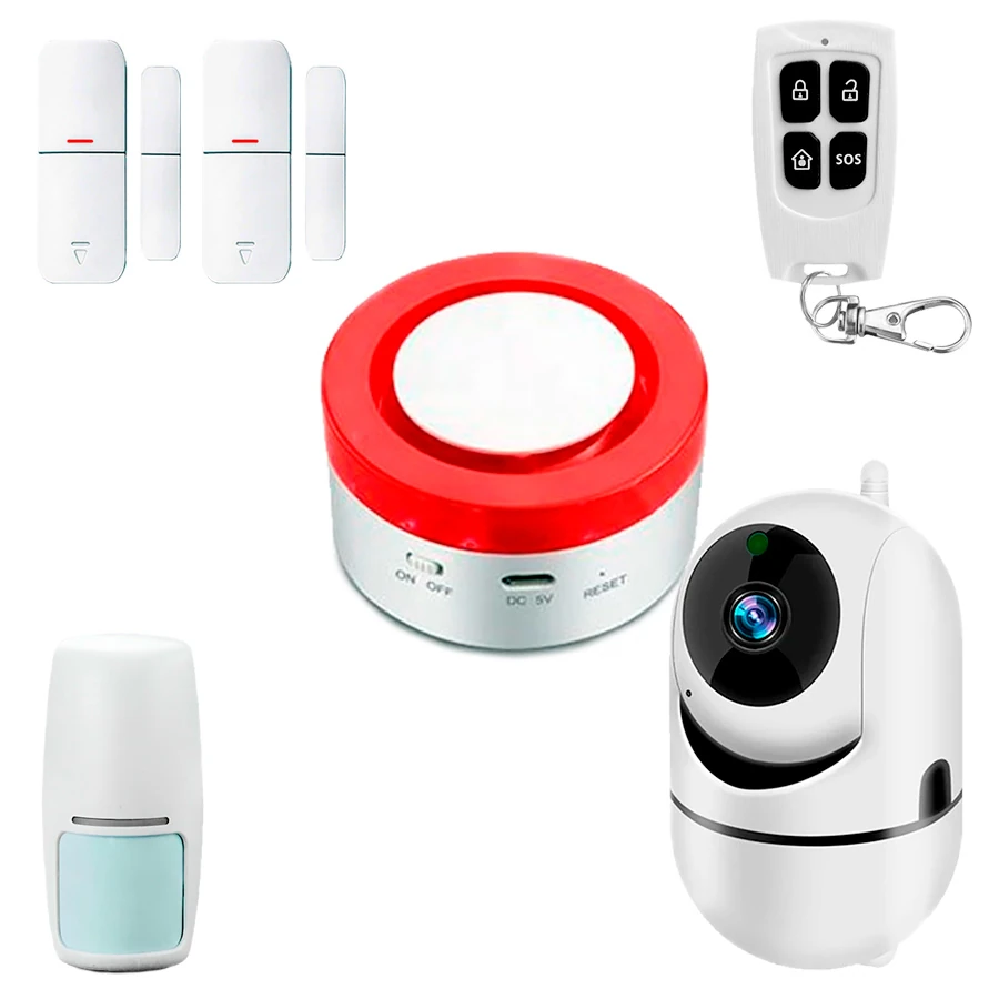 Alarma sin cuotas WiFi H1 camara vigilancia