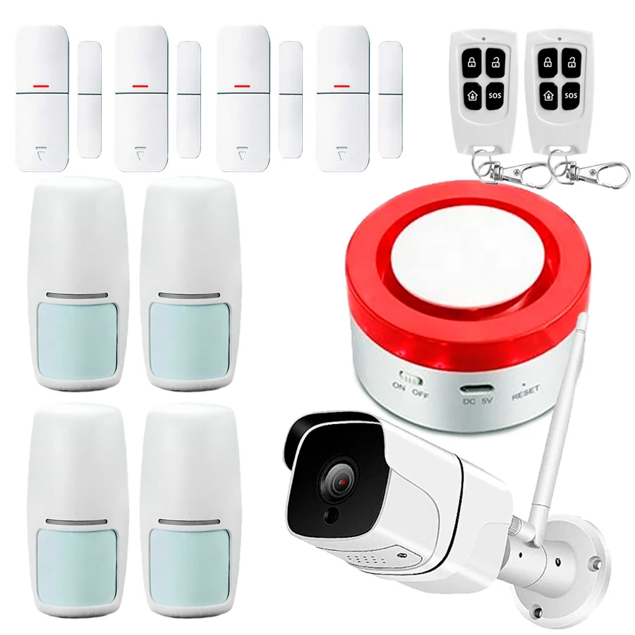 Alarma sin cuotas WiFi con camara exterior H1