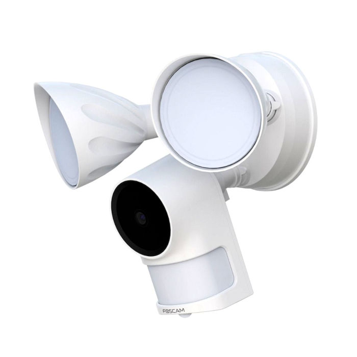 Foscam F41 Camara exterior 4Mpx Doble banda Luz exterior Reflactora con foco