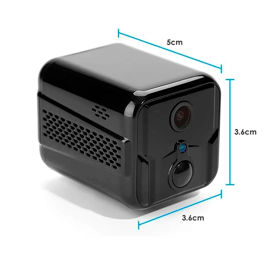 Mini cámara espía W10 con batería y visión remota fácil de utilizar 