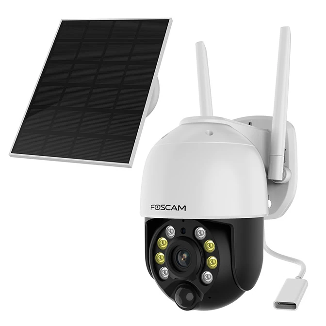 Foscam B4 Camara exterior motorizada Full HD bateria panel solar