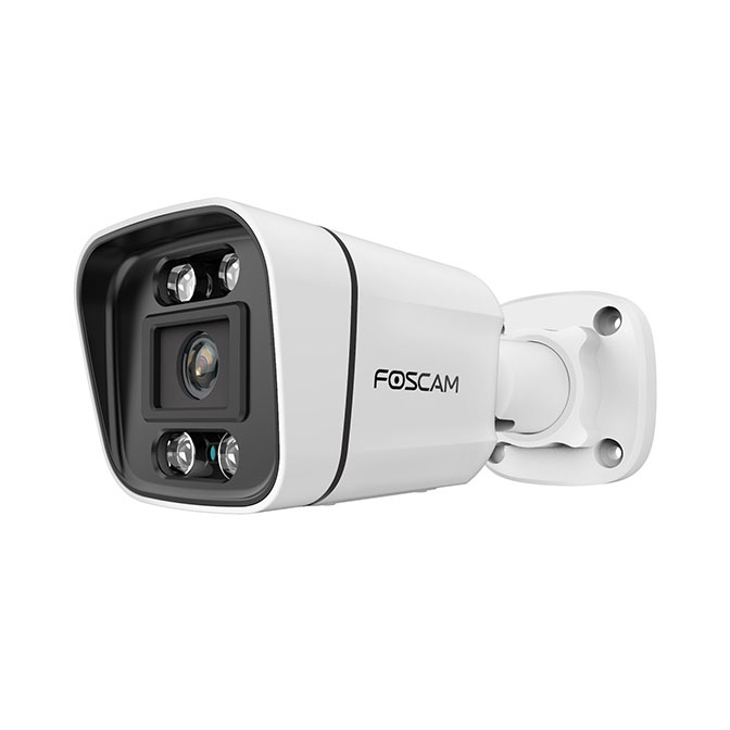 Foscam camara IP POE 5Mpx Deteccion vehiculos Blanca