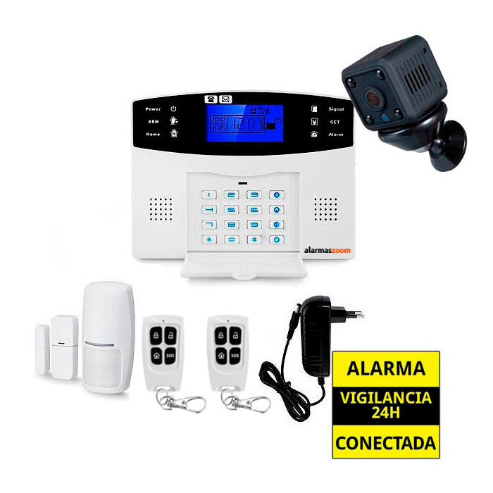 Kit de alarma anti okupas sin cuotas camara de vigilancia