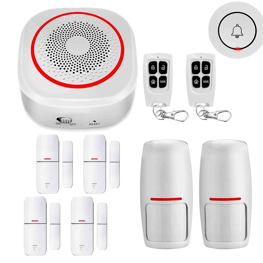 Kit alarma sin cuotas WiFi sensores de apertura H3