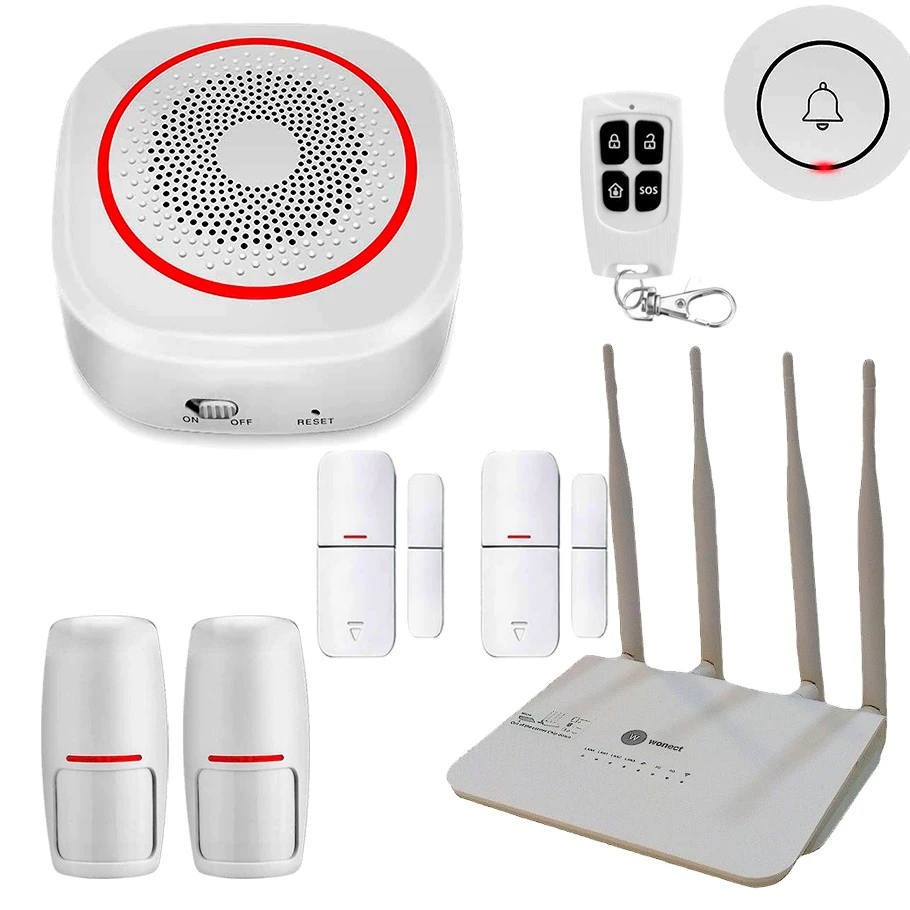 Kit alarma H3 sin cuotas WiFi Router 4G