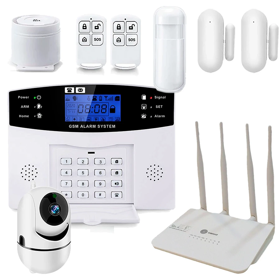 Kit alarma sin cuotas PG500 camaras video vigilancia