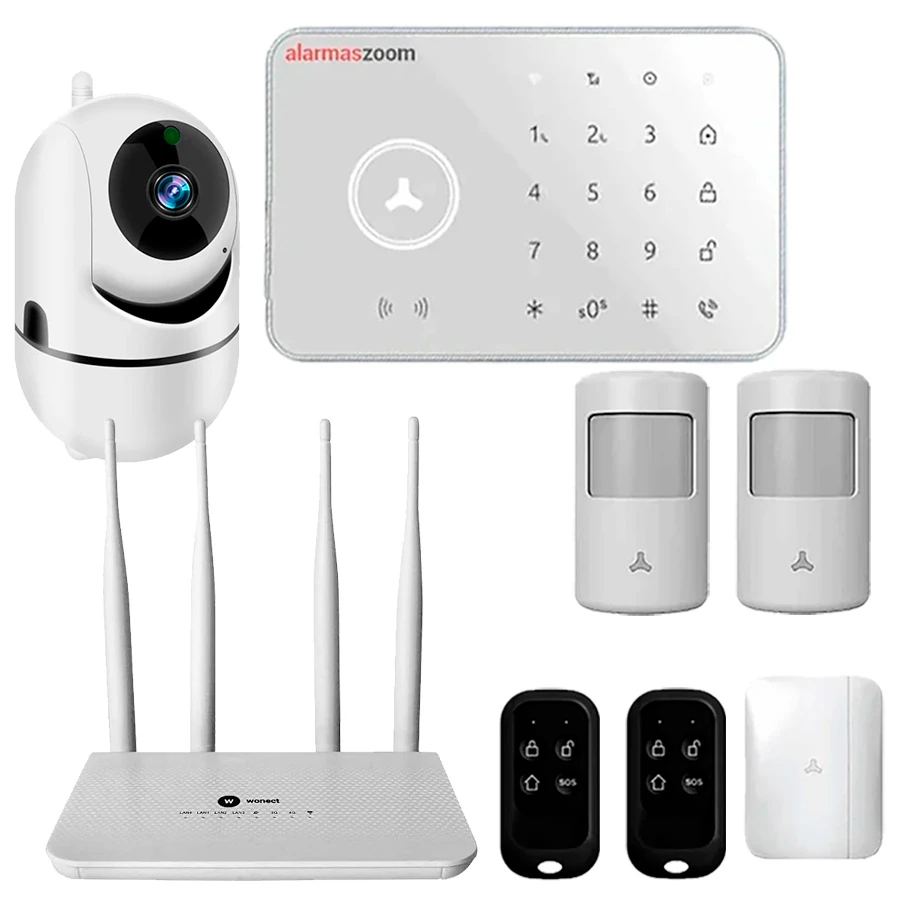 Kit alarma anti inhibidores T3 con router 4G