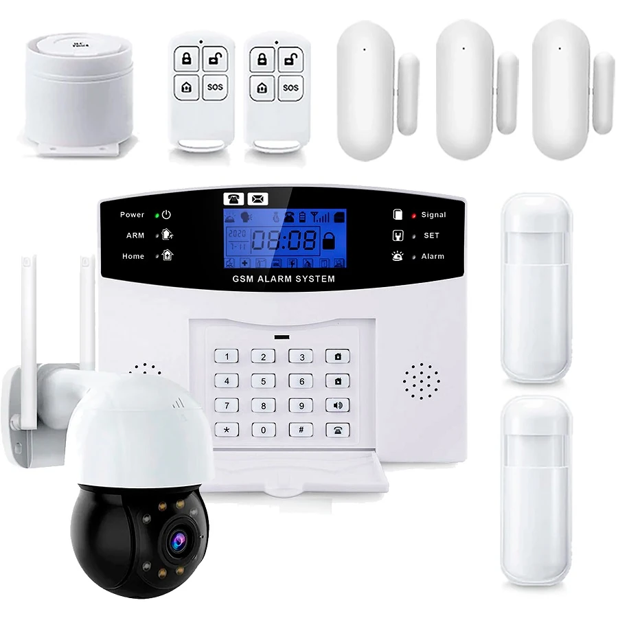 Kit alarma sin cuotas PG500 camara exterior motorizada