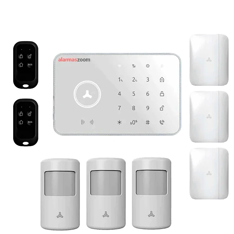 Alarma sin cuotas FHSS T3 3 detectores movimiento