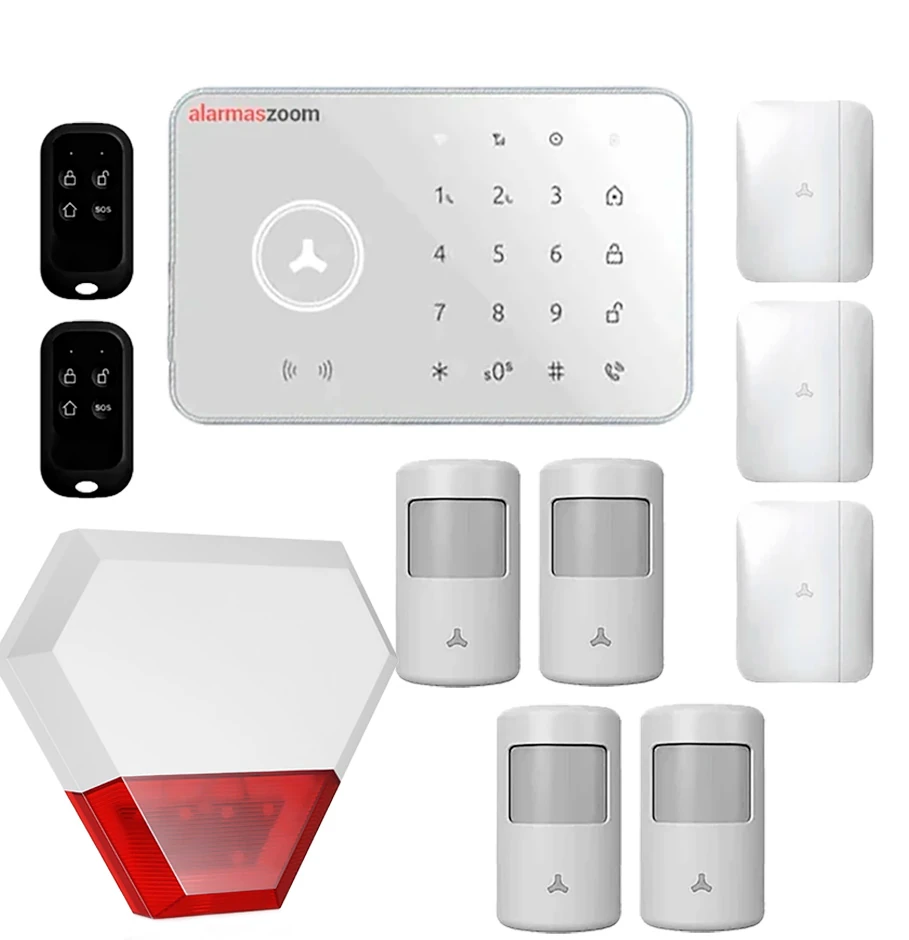 Alarma sin cuotas FHSS T3 sirena exterior