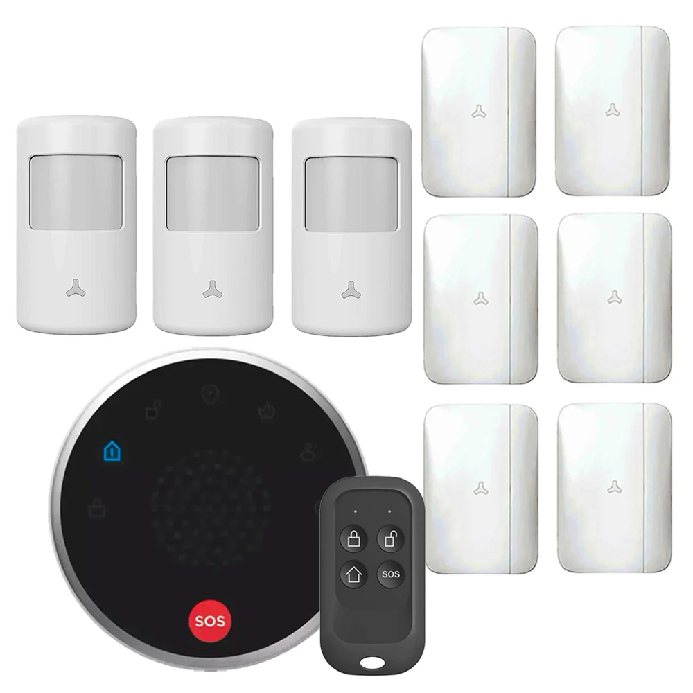 Kit de alarma Tutti con detectores de alarma sin cuotas