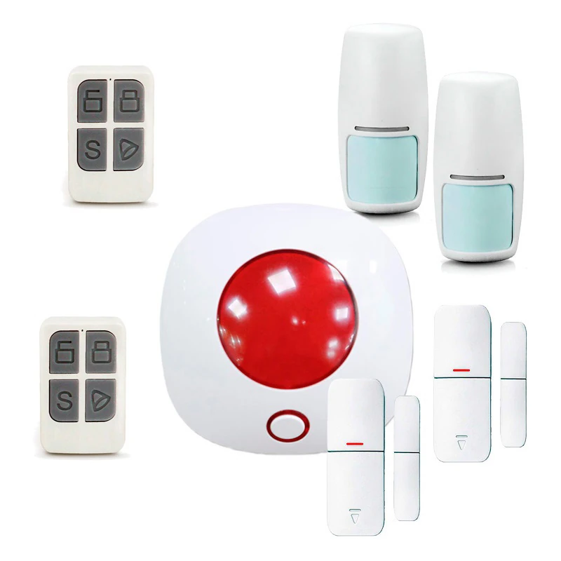 Kit Alarma Sin Cuotas WIFI GSM Tuya Smart Life + cámaras con baterías  incluidas