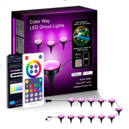 Luces led exterior Tuya Smart WiFi RGB IC GL15