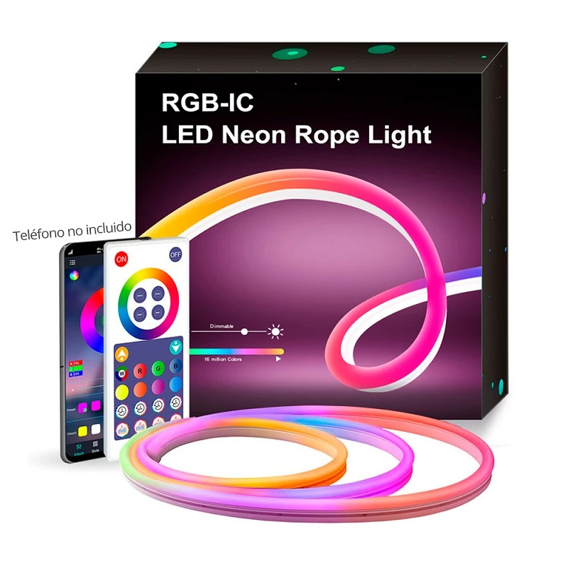 Luz led neon inteligente WiFi Bluetooth Tuya Smart Life Amazon Google NH 021