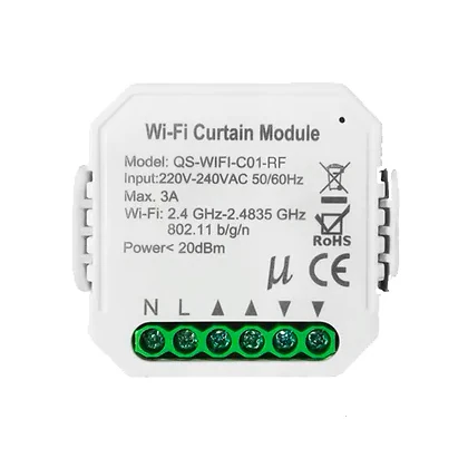 Modulo cortina RF inteligente WiFi Tuya Smart