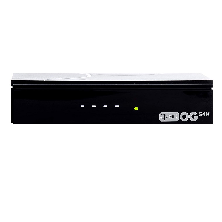Qviart Ogs 4K Receptor Satelite LAN Ott DVB S2 Ultra Rapido UHD 2160p
