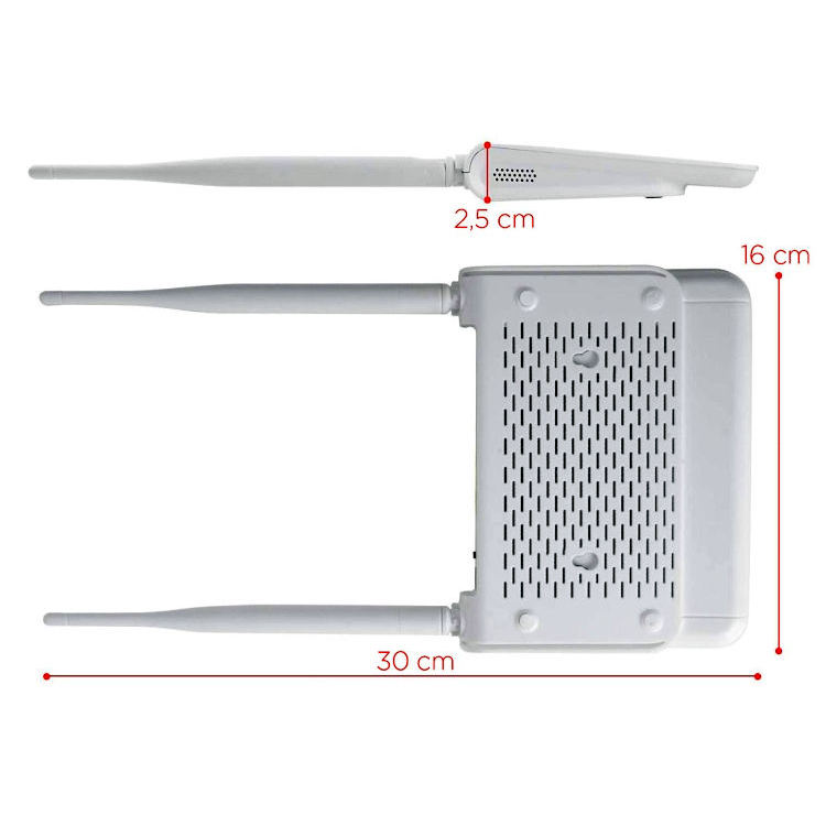 Wonect R7 Router repetidor USB Antena WiFI W6 5m