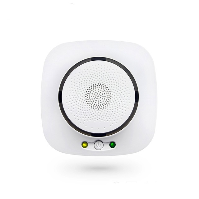 Sensor WiFi de gas CO con control de valvula Tuya Smart