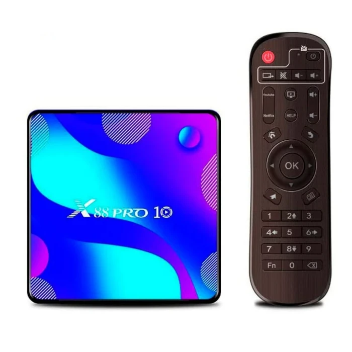 TV Box X88 Pro Android 11 4GB RAM 64GB ROM 4K reacondicionado