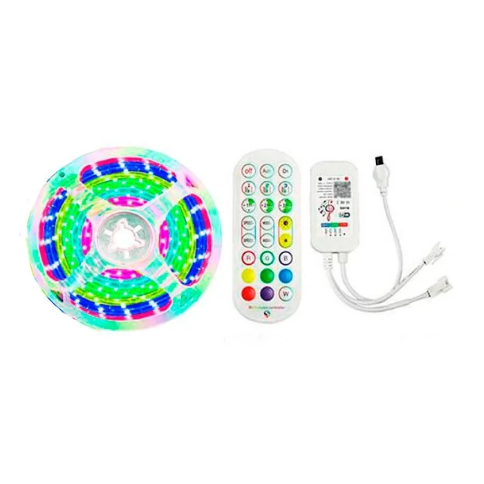 Tira de led WiFi RGB IC inteligente Tuya Smart 5 metros RGBIC5M