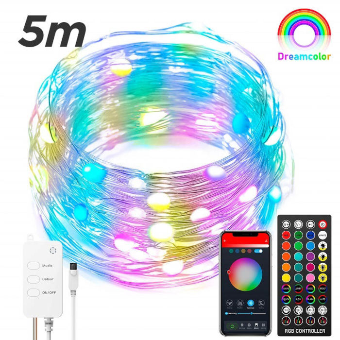 Tira led WiFi Bluetooth Tuya Smart 5 metros