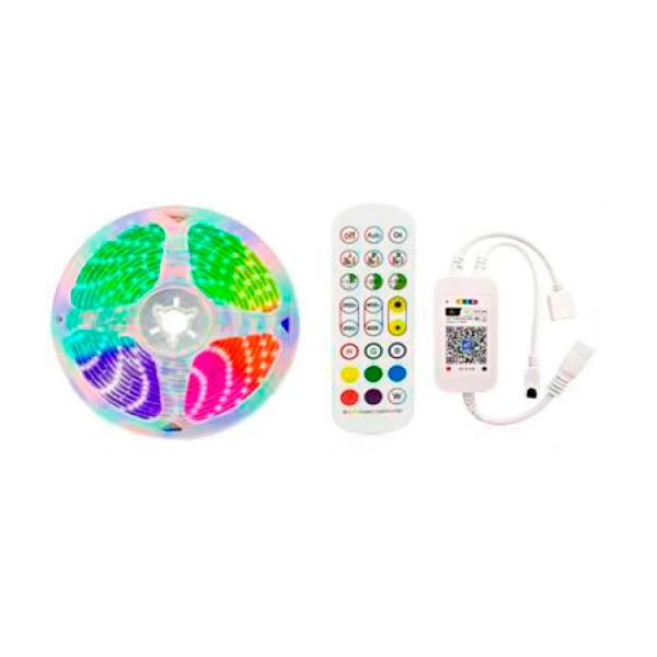 Tira led inteligente WiFi Tuya Smart 5 metros con controlador musica RGB05M