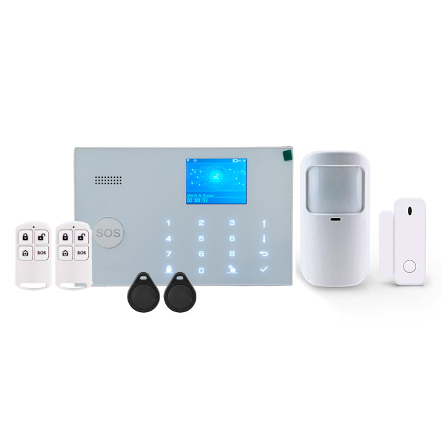 Kit Alarma Sin Cuotas GSM-WIFI Tuya SmartLife con Cámara PTZ Alexa