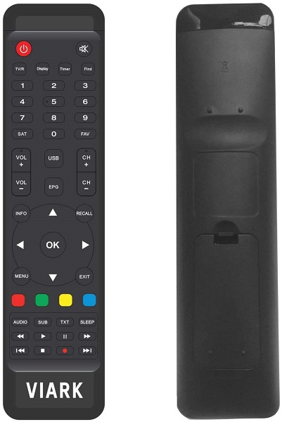 Viark 4K Receptor Satelite 4K UHD H265 Antena WiFi USB