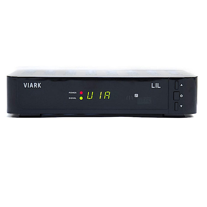 Viark Lil Receptor Satelite dvb-s2 Full HD 1080p hevc h265 LAN y Antena WiFi