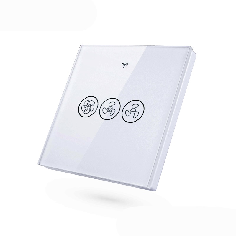 Interruptor pared Tuya Smart Ventilador RF 433Mhz WS