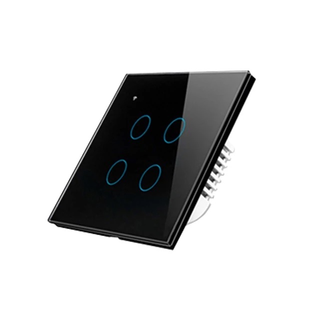 Interruptor WiFi tactil Tuya Smart 4 salidas EU WT-E4