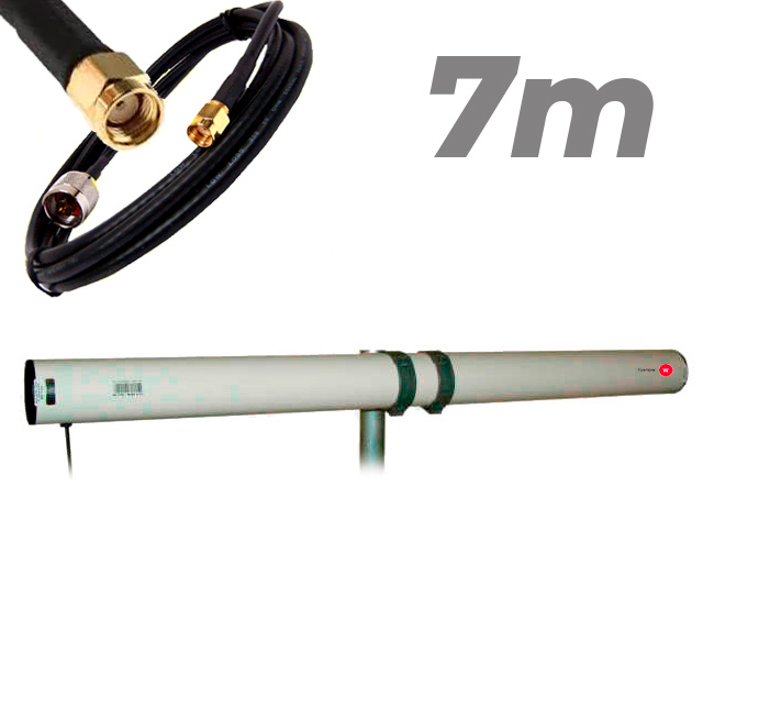 ANTENA WIFI YAGI de 21dBi y conector N     sma pigtail 7m regalo gratis