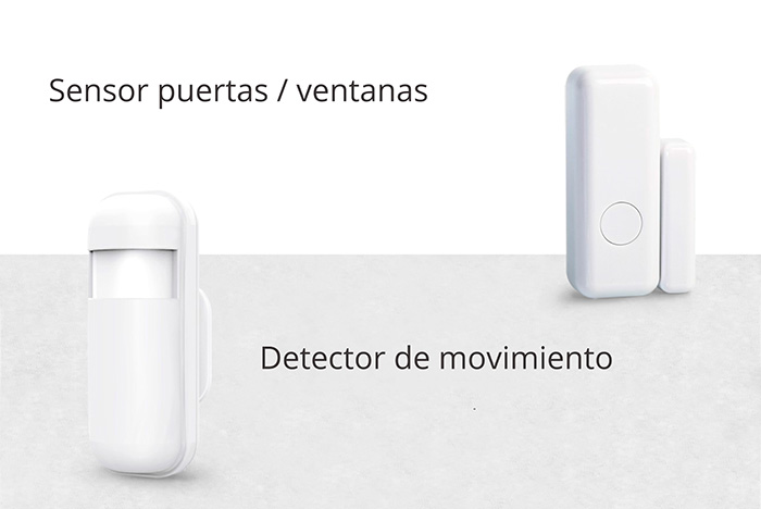 Alarma para casas WiFi GSM con Camara IP lector RFID AZ034