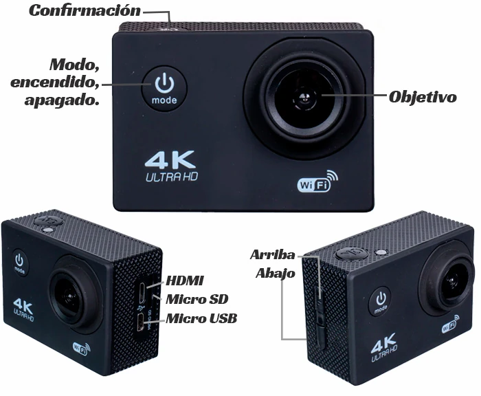 botones-camara-deportiva-4k