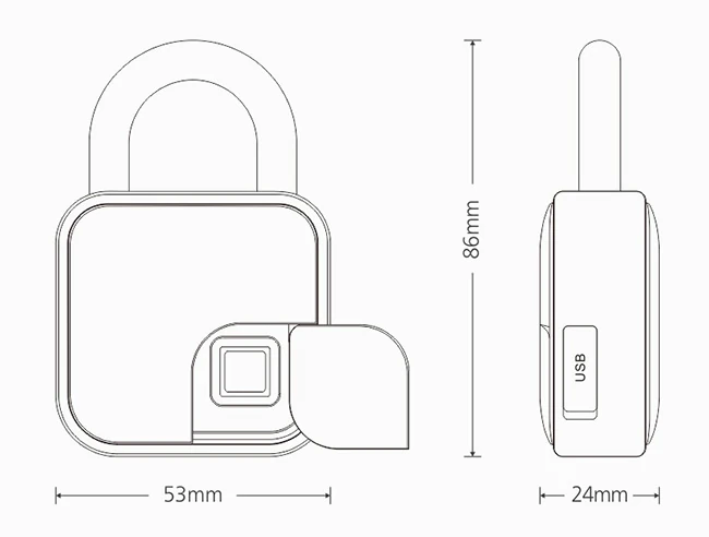 Candado-Tuya-Smart-Bluetooth