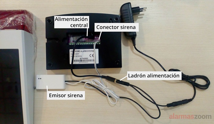 Ziton ZPW767R Sirena exterior analógica con indicador de alarma…