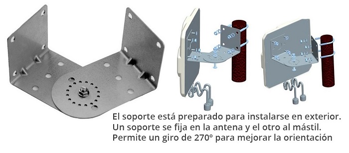 Soporte-mastil-antena