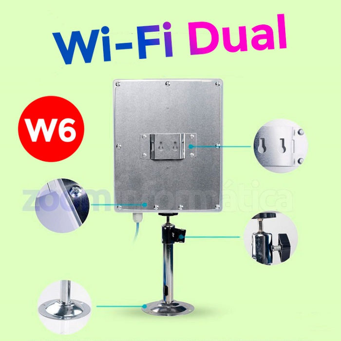 Router WiFi Wonect R7 con conexión USB para antenas WiFi exterior 2.4Ghz  5Ghz Repetidor inalambrico📶 