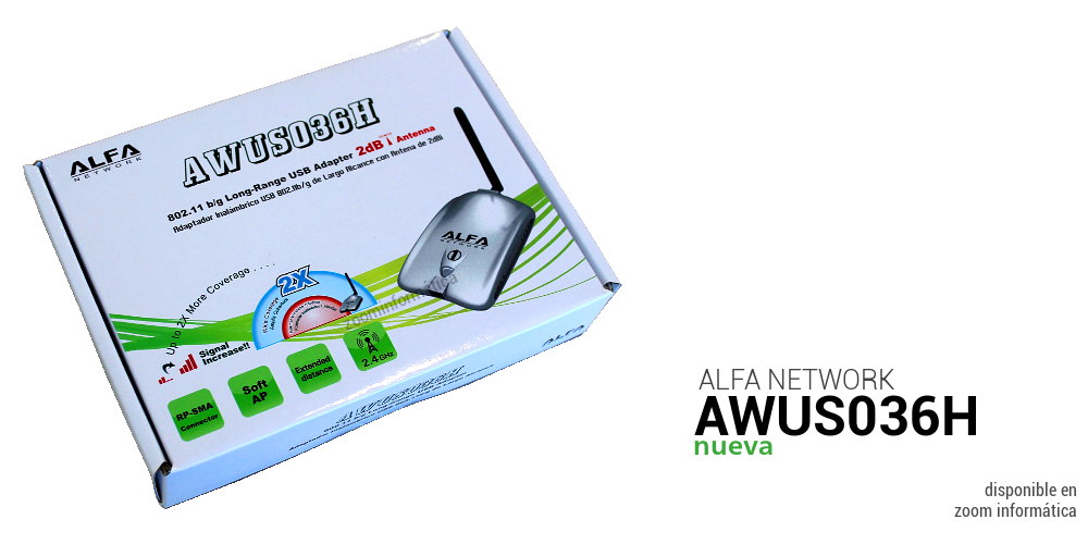 Alfa network AWUS036H 2DBI R