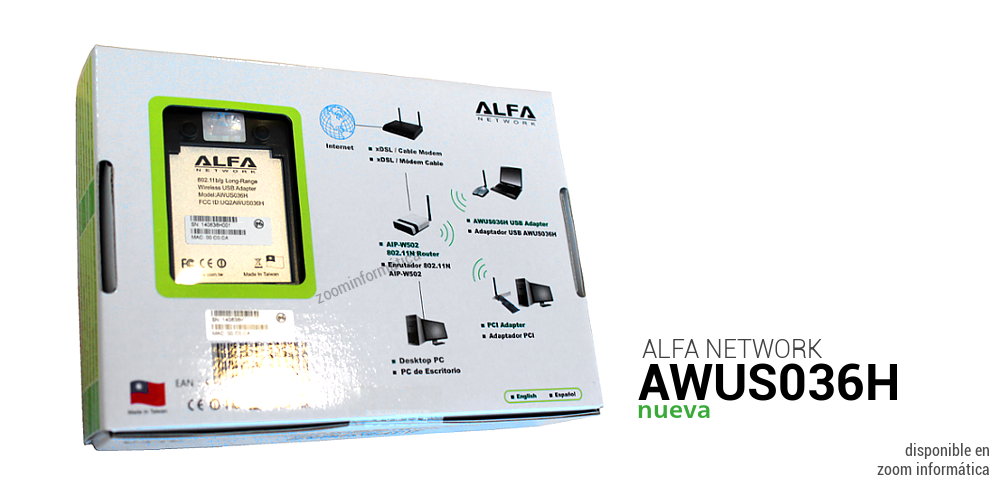 Alfa network AWUS036H 2DBI