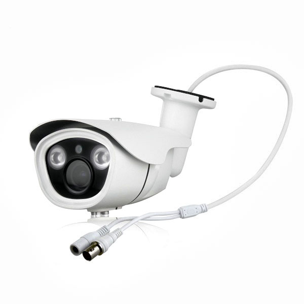 Cámara CCTV a color a tiempo completo 1080P, cámara de seguridad exterior  con cable de 2MP, vigilancia de grabación 24/7 4 en 1 TVI/CVI/AHD/CVBS