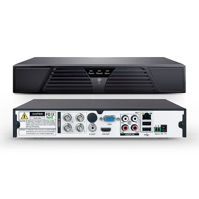 Como conectar grabador DVR sistemas de cámaras CCTV mediante cable