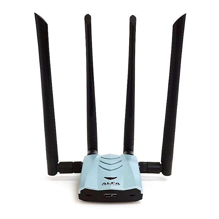 Antena WiFi Alfa AWUS1900 802.11ac 1900 Mbps Doble banda  2.4/5 Ghz Wi-Fi USB Adaptador AC1900