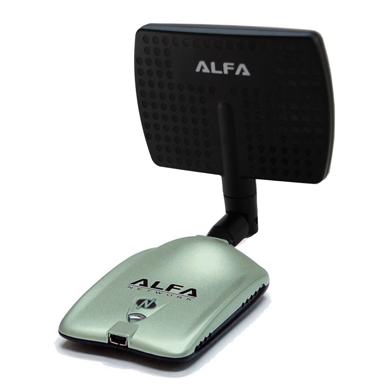 USB AWUS036NH con Panel Interior ALFA 7dBi