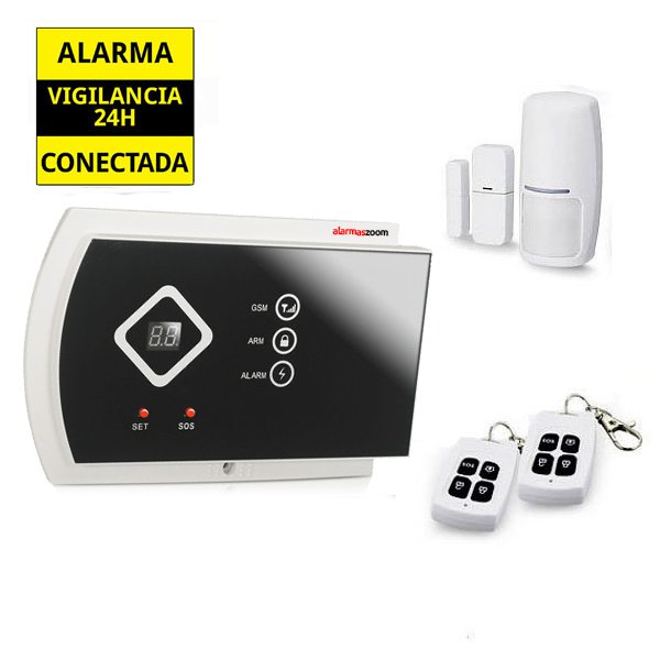 Alarma Hogar gsm+WiFi Castellano sin cuotas para casa. Facil