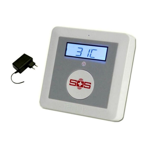 Sistema alarma GSM para personas mayores con boton emergencia AZ041